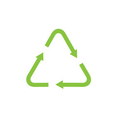 Obraz premium Recycle icon template color editable. Recycle symbol vector sign isolated on white background. Simple logo vector illustration for graphic and web design.