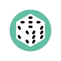 Fototapeta premium Isometric dice illustration