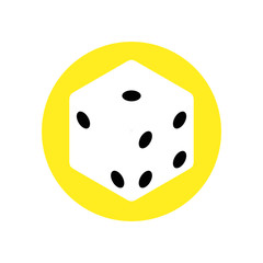 Isometric dice illustration