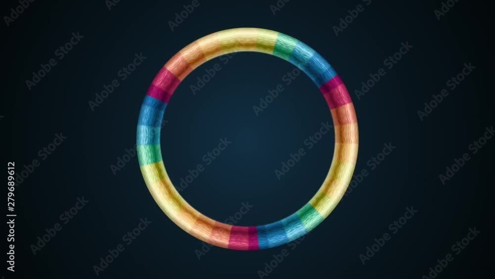 Poster 3d abstract geometric motion background with space for your logo or text at the end of the clip. col