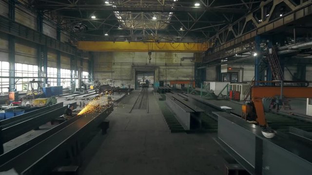 Welding in the workshop