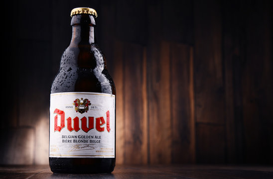Bottle of Duvel beer
