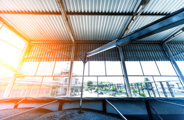 Probe tester. Automatic control system, testing machine at graine elevator terminal. Collect wheat...