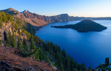 Sunrise over Crater Lake