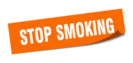 stop smoking sticker. stop smoking square isolated sign. stop smoking