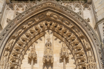 Obraz premium Honfleur, France - 06 01 2019: St. Leonard's Church