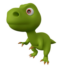Green Dinosaur. 3d rendering