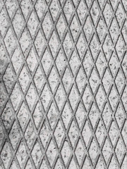 Gray textured reinforced concrete slab, photographed from above.