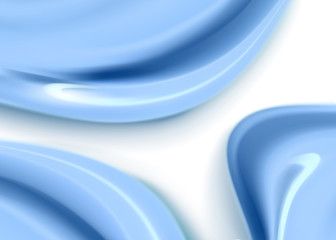 liquid flows,texture. Drops of blue substance flow. A natural product in 3d illustration for design uses.Realistic vector liquid background.Dripping water,gel.