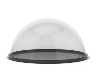Glass dome on a stand
