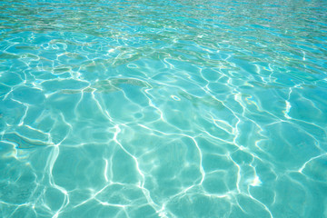 Ibiza tropical clear water beach background