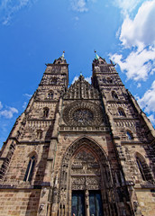 Fototapeta premium beautiful old Church of Nuremberg