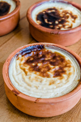 Turkish Dssert Rice Pudding Sutlac / Custard