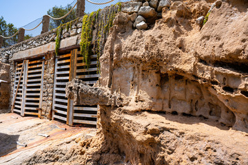 Obraz premium Ibiza Portinatx Arenal Petit beach in Balearics