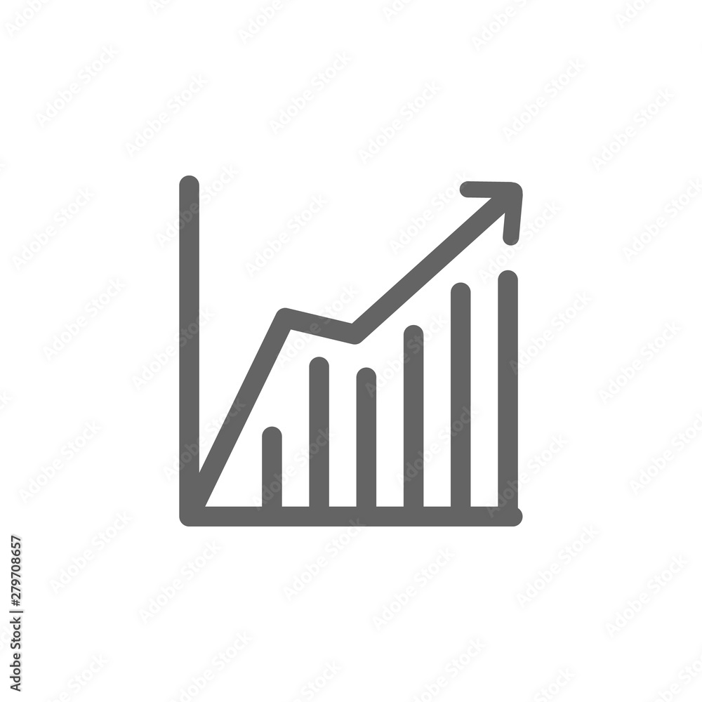 Poster statistic rating icon. element of simple icon