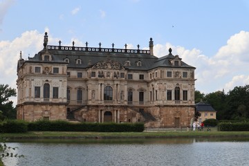 Palais Großer Garten Dresden Sommer 