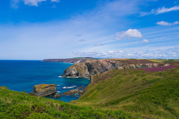 Beautiful natural scenery in Cornwall United Kingdom. Captured between Porthtowan and Porthreath.