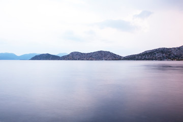 Fototapeta premium panoramic view of the sea