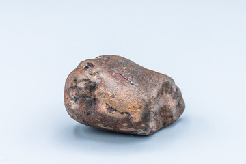 Chondrite Meteorite L Type isolated, piece of rock formed in outer space in the early stages of Solar System as asteroids. This meteorite comes from a meteorite fall impacting Earth at Atacama Desert © abriendomundo
