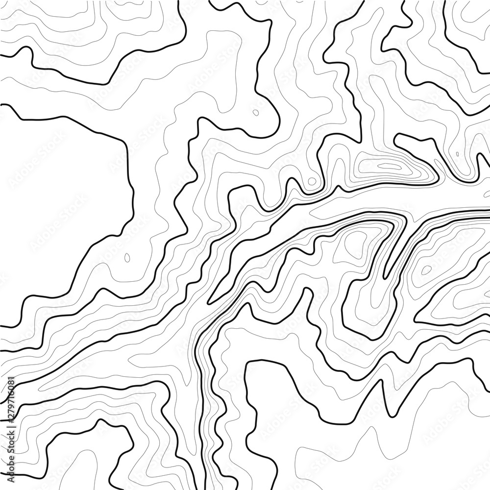 Poster topographic map contour background. line topographic map contour background. art design contour back