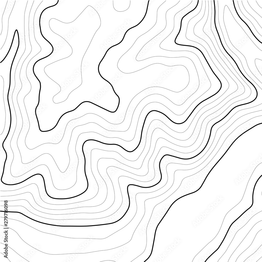 Poster topographic map contour background. line topographic map contour background. art design contour back