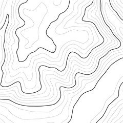 Topographic map contour background. Line topographic map contour background. Art design contour background. Grid map. Vector illustration.