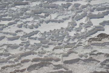 Kalkplatten Struktur Pamukkale