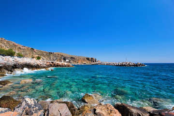 Fototapeta premium coast of crete greece