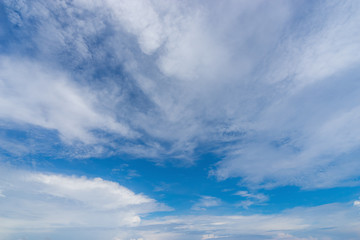 blue sky and cloudscape