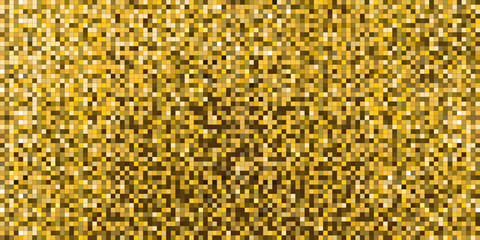 Gold square sparkle texture. Seamless pattern. Vector