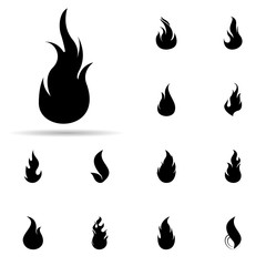 fire, flame icon. Universal set of fire for website design and development, app development