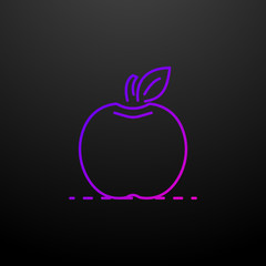 An apple nolan icon. Elements of food and drink set. Simple icon for websites, web design, mobile app, info graphics