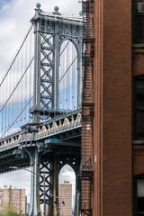Obraz na płótnie Canvas brooklyn bridge in new york