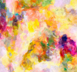 Fashion oil painting style abstract texture background, messy strokes and splashes on canvas