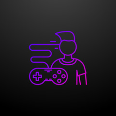 Game developer outline nolan icon. Elements of game development set. Simple icon for websites, web design, mobile app, info graphics