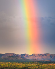 rainbow over the ranges - 279723415
