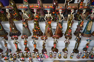 Naklejka premium Catrina / Calavera / Muerte (Tradición de día de muertos)