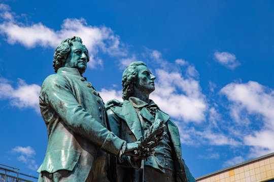 Goethe and Schiller in Weimar