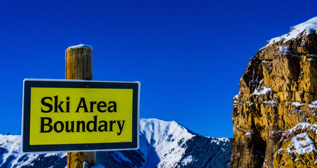 Ski Sign