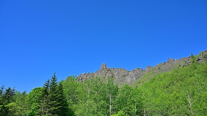 有珠山遊歩道から見た情景@北海道