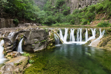 Fototapeta na wymiar Taihang mountain grand canyon natural scenery