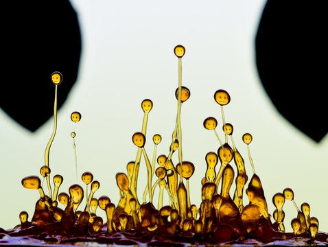 First ever high quality cymatics stock photo grunge texture photography, with dark background design. Low shutter speed to capture cool vibrant beat of liquid splash or unsplash with the great result.