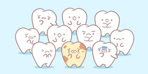 tooth with decay problem