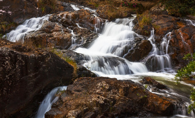 Fototapeta na wymiar Waterfall in Dalat