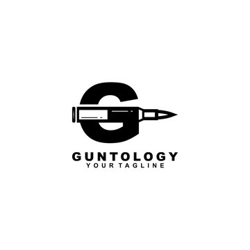 Initial G With Bullet Logo Design