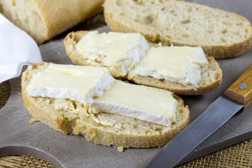 tartine de camembert