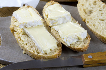 tartine de camembert