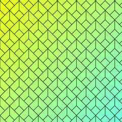 Fototapeta premium Art Deco Diamond Pattern