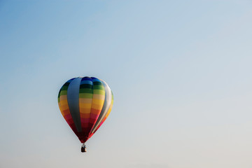Colorful of balloon on sky.