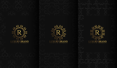 Fototapeta premium Set of Luxury Packaging Templates